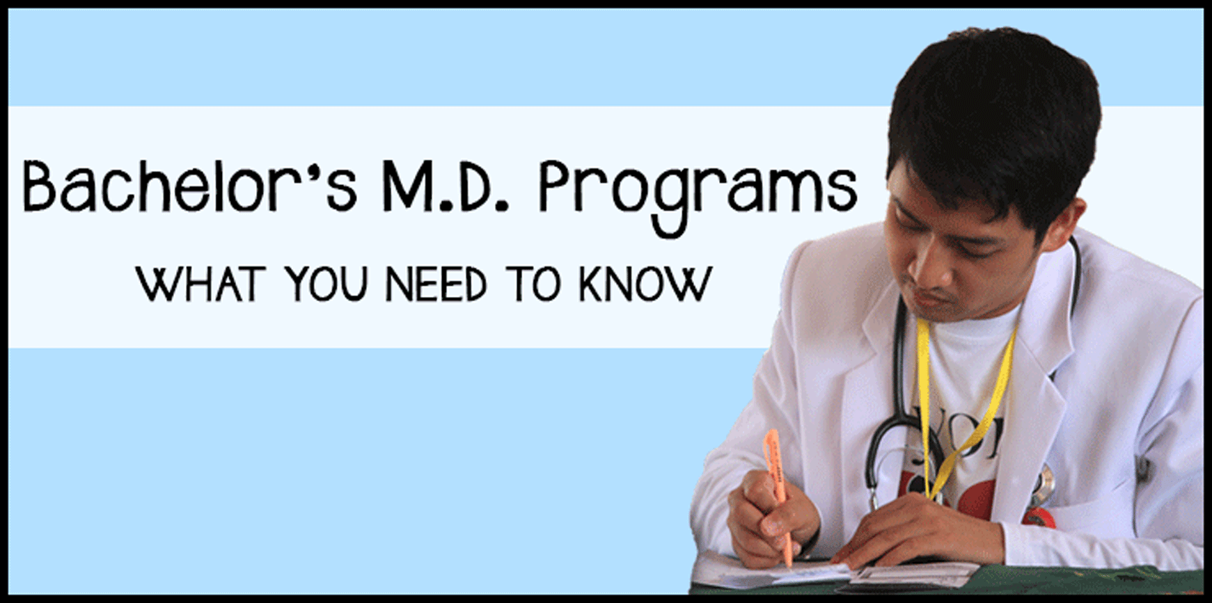 Bachelor And Md Programs