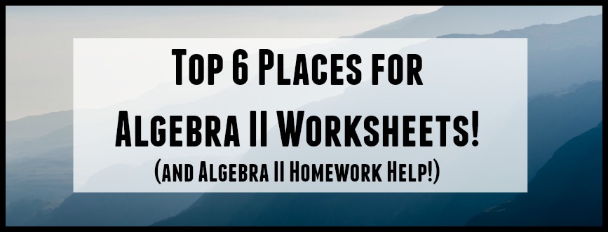 Math algebra homework help