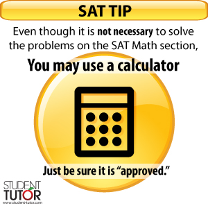 sat math calculator section