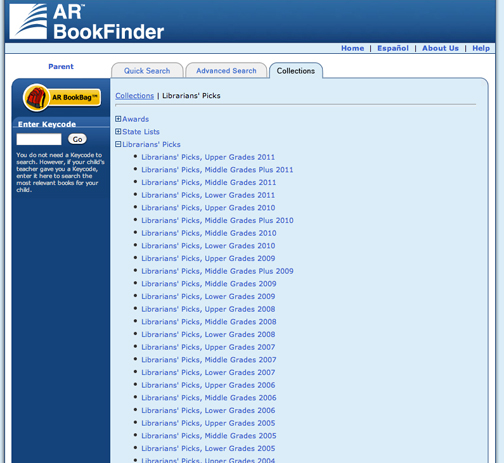 ar book finder librarian picks