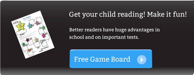 reading and literacy game board