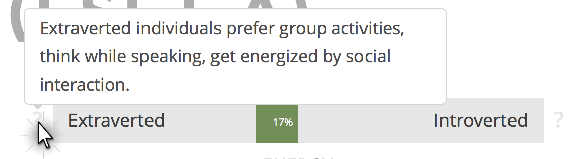 Personality Type Preview