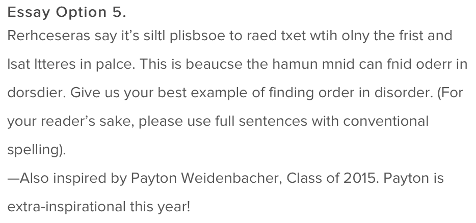 Grad school nursing essay