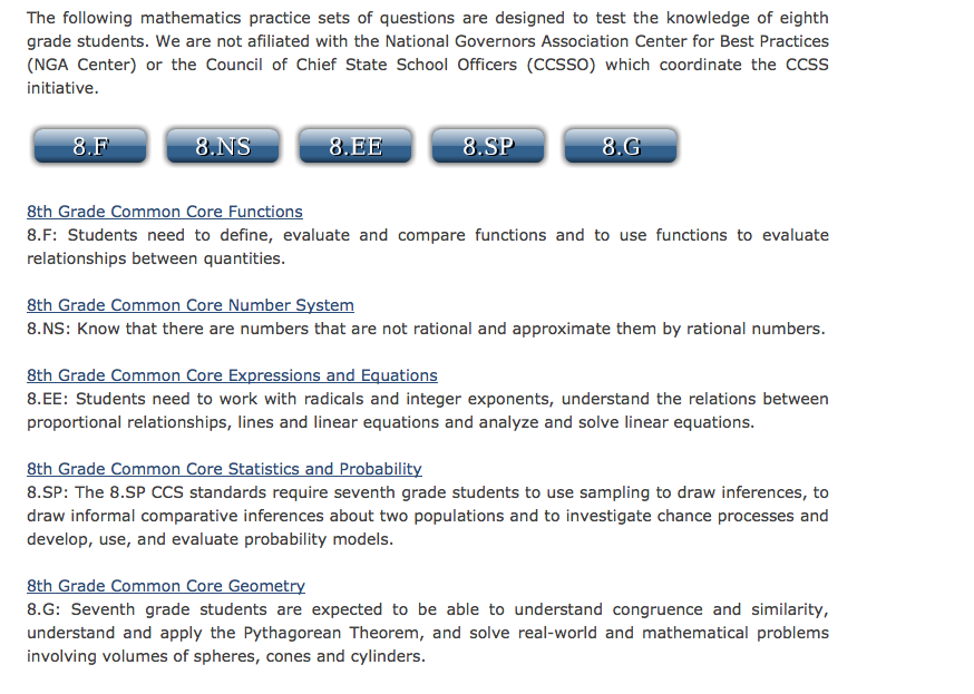 Free Test Online free 8th grade math test