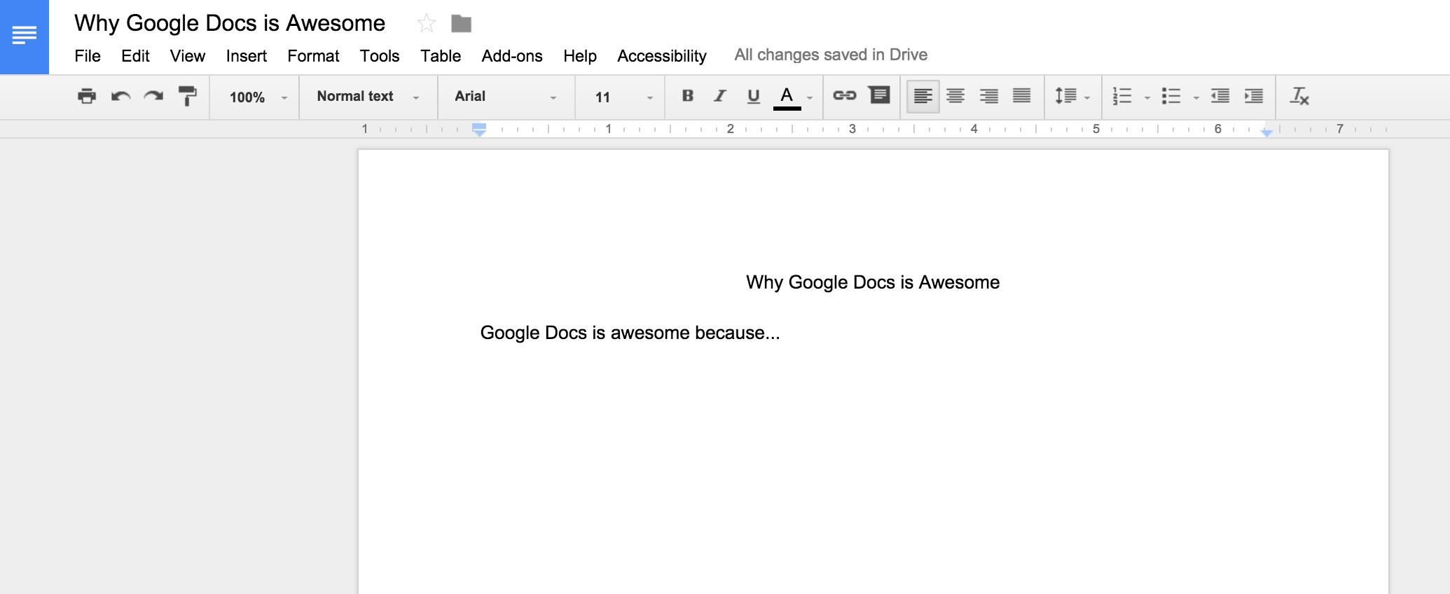 Using Google Docs