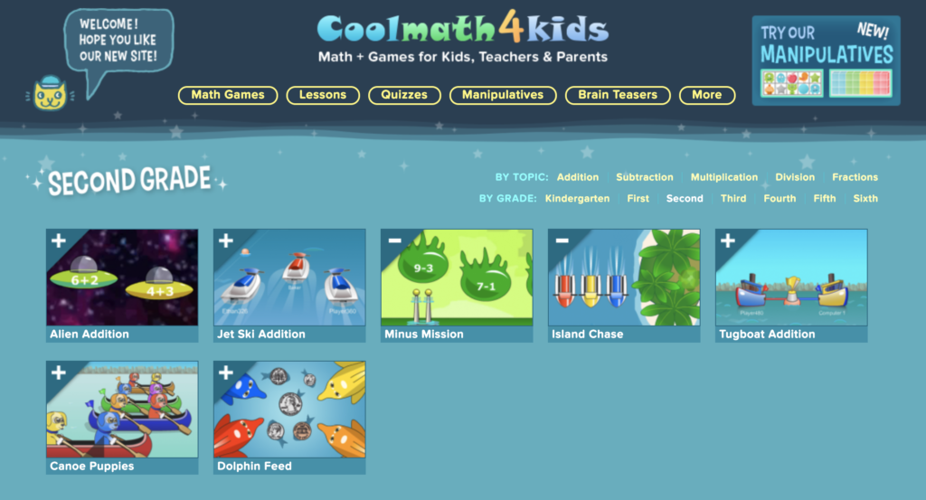 Manipulatives  CoolMath4Kids