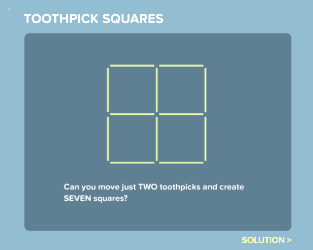 Cool Math 4 Kids Toothpick Squares