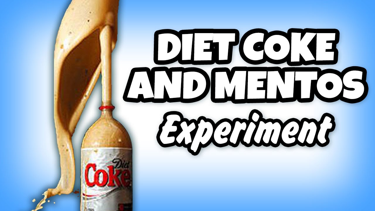 experiments with diet coke