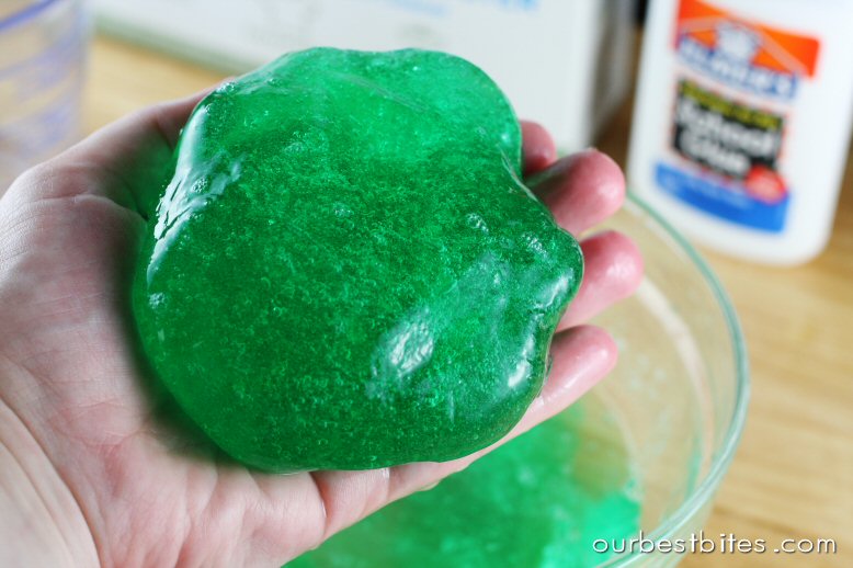 Putty Flubber or Slime Science experiment via: Our Best Bites